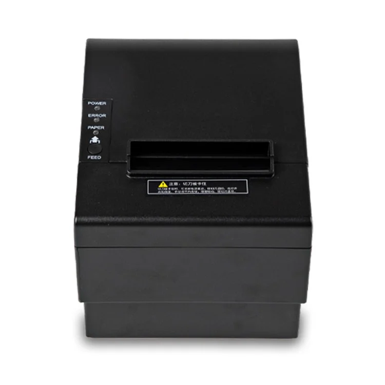 80370 USB+Bluetooth-compatible Thermal Label Printer  80mm Printing Width Receipt Printing Tool - EU Plug