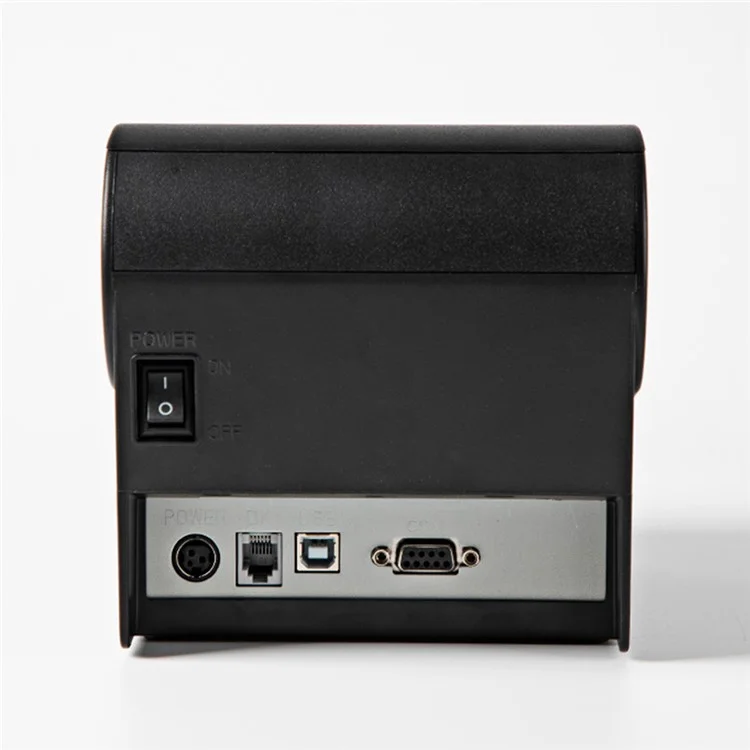 80370 USB+Bluetooth-compatible Thermal Label Printer  80mm Printing Width Receipt Printing Tool - EU Plug