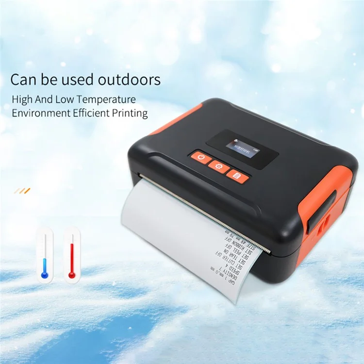 Imprimante d'étiquettes thermiques Bluetooth USB HL40 Cell Phone - Prise US