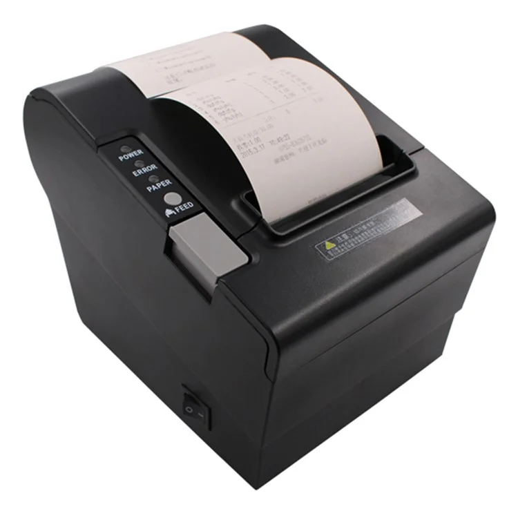 Imprimante de reçu thermique 8030III avec une largeur d'impression de 80 mm et une tête de coupe automatique - Prise US