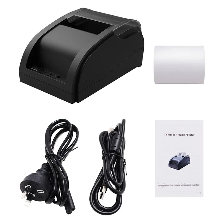 Принтер этикеток Bluetooth 58A Thermal Receipt Restaurant Kitchen Printing Tool - AU Plug