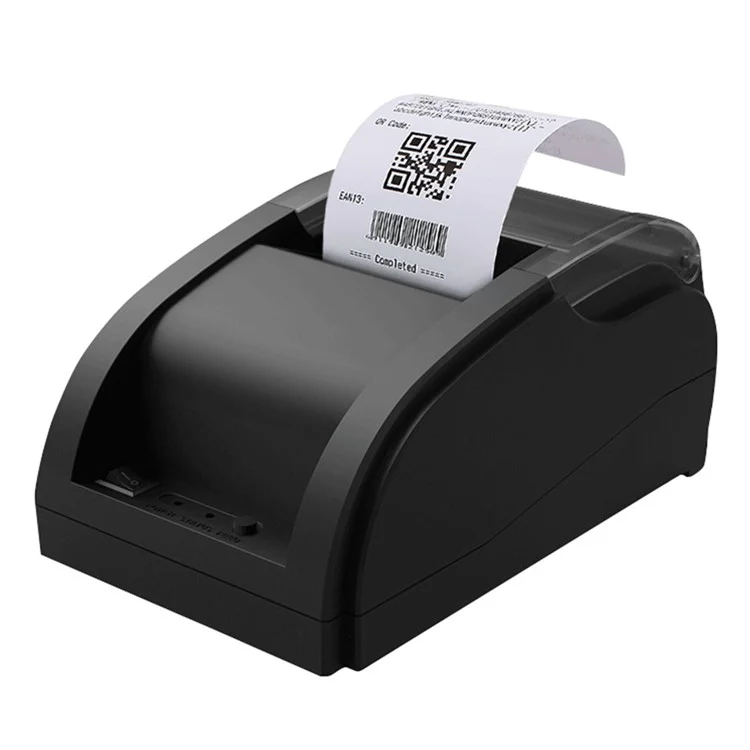 58A Bluetooth-compatible Thermal Receipt Label Printer Restaurant Kitchen Printing Tool - UK Plug
