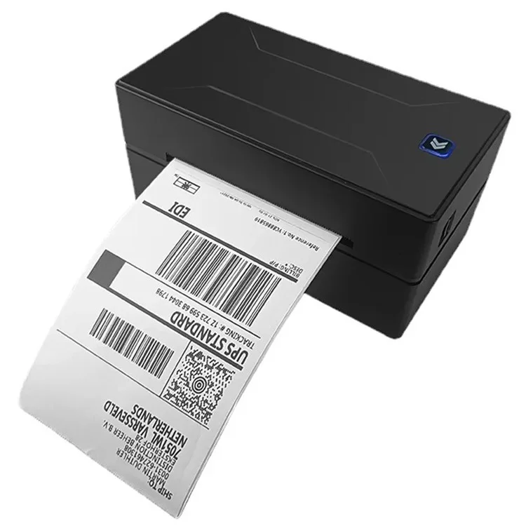 MARKLIFE D100 Mini Bluetooth-compatible Thermal Shipping Label Printer Barcode Printing Device - Black / EU Plug
