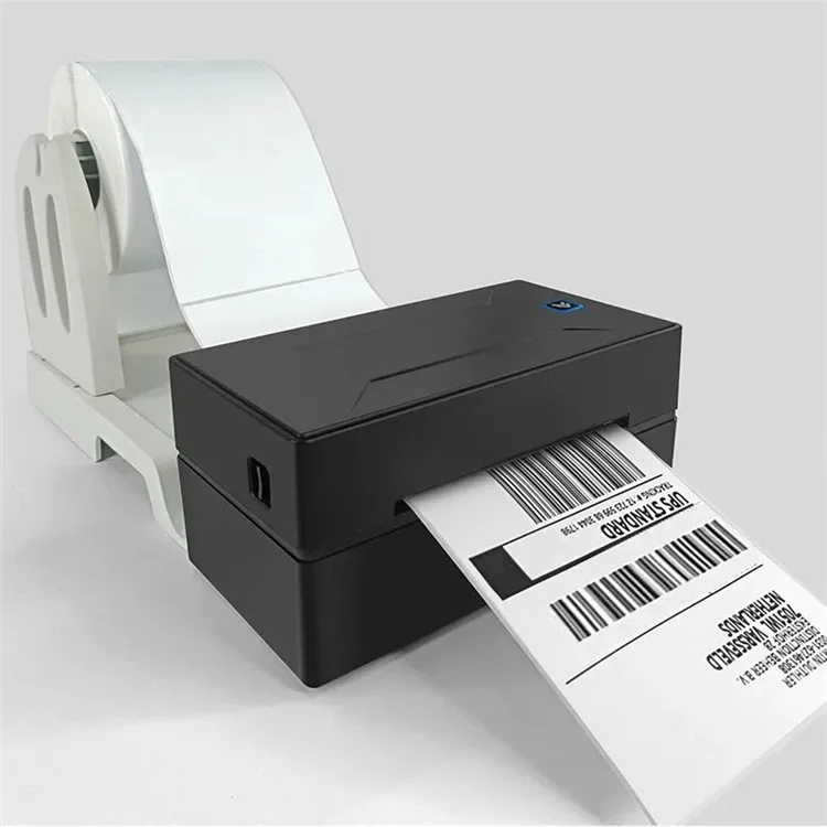 MARKLIFE D100 Mini Bluetooth-compatible Thermal Shipping Label Printer Barcode Printing Device - Black / EU Plug