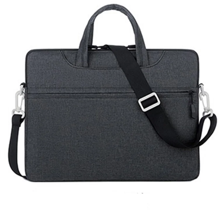 Bolsa Universal Do Laptop Bolsa De Ombro Notebook Transportando Maleta Para 13-14 Polegadas Laptop (tamanho Interno: 36x27cm) - Preto