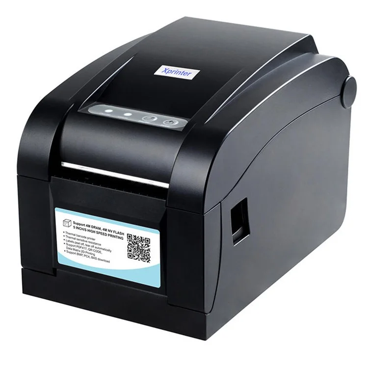 Xpriner XP-350B Thermischer Barcode-drucker Hochgeschwindigkeits-usb-etikettendruckmaschine, Eu-stecker