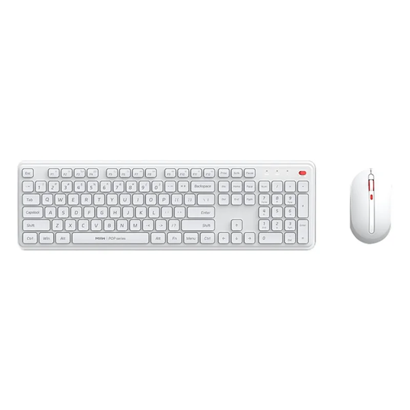 XIAOMI YOUPIN MIIIW MW24PB03 2.4G Wireless Keyboard Mouse Set Computer Mute Keyboard + Mouse, 3rd gen - White