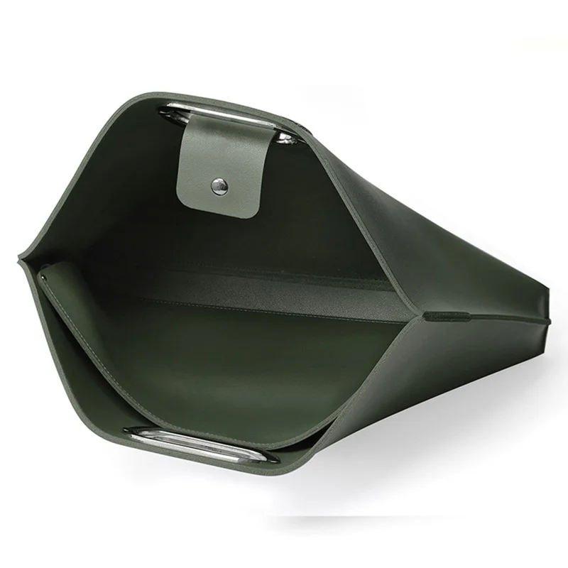 Business Style Waterproof Portable PU Leather Handbag for 13.3 / 14-inch Laptop Sleeve Bag - Black