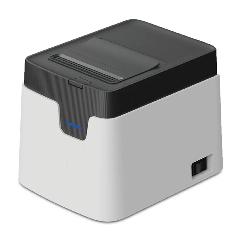K31A Thermal Desk Label Printer 203DPI Barcode Label Maker, USB Bluetooth-compatible Type for Barcodes Address - UK Plug