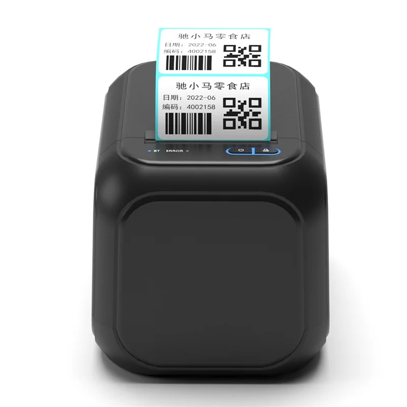 K30A Thermal Label Printer 20-84mm Bluetooth-compatible Barcode Label Maker, USB Type for Shipping Packages - EU Plug