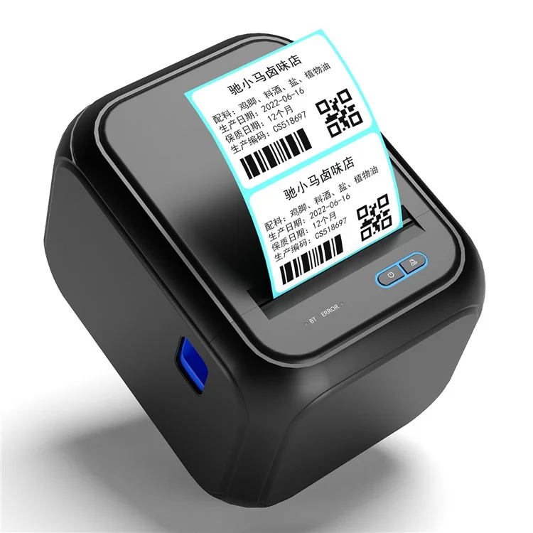 K30A Thermal-etikett-drucker 20-84 mm Barcode-etikettierender, Usb+bluetooth-typ Für Versandpakete - US -stecker