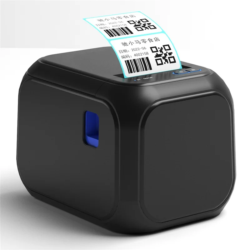 K30A Thermal Label Printer 20-84mm Barcode Label Maker, USB+Bluetooth-compatible Type for Shipping Packages - AU Plug