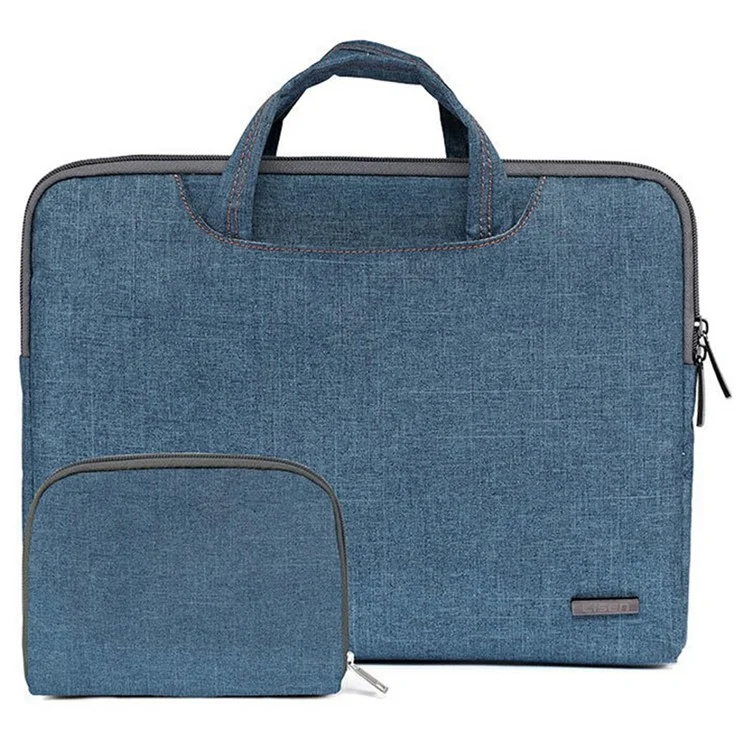 LISEN Business Style Carrying Case for 15.6-Inch Laptops Portable Storage Bag with Mini Bag - Dark Blue