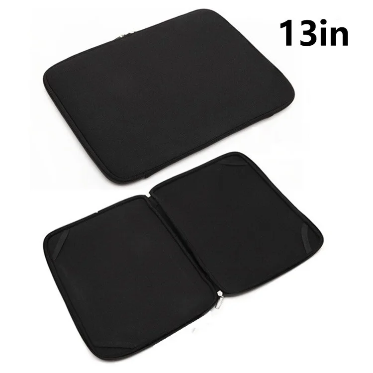 A03 13 inch Laptop Sleeve Bag Neoprene Notebook Carrying Bag Tablet Briefcase - Black