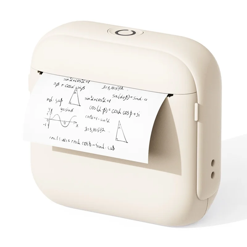 X6 Portable Mini Handheld Label Printer Thermal Printing Bluetooth-compatible Label Maker - Beige