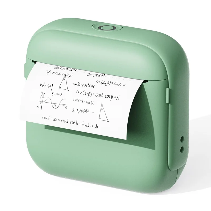 X6 Portable Mini Handheld Label Printer Thermal Printing Bluetooth-compatible Label Maker - Green
