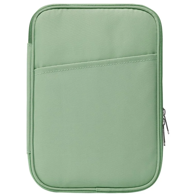 For 7-8 inch E-Reader Carrying Case Polyester Splash-Proof Portable Tablet Sleeve Bag - Green