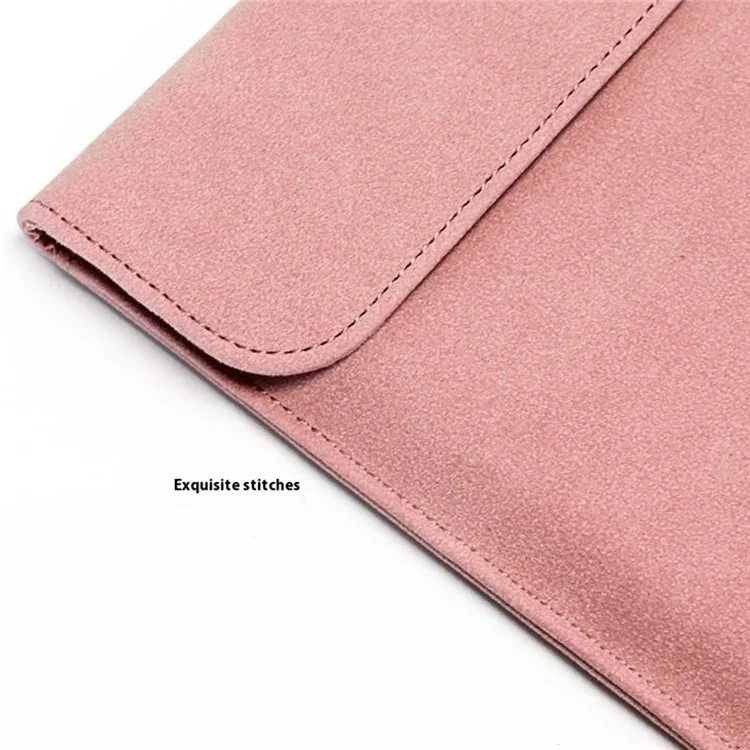 For 6 inch E-Reader Carrying Case PU Leather Portable Protective Bag Magnetic Closure - Pink