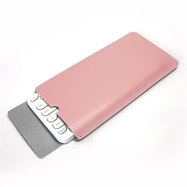 For Logitech K380 Protective Cover Bluetooth-compatible Keyboard Portable Carrying Case - Pink / Silver