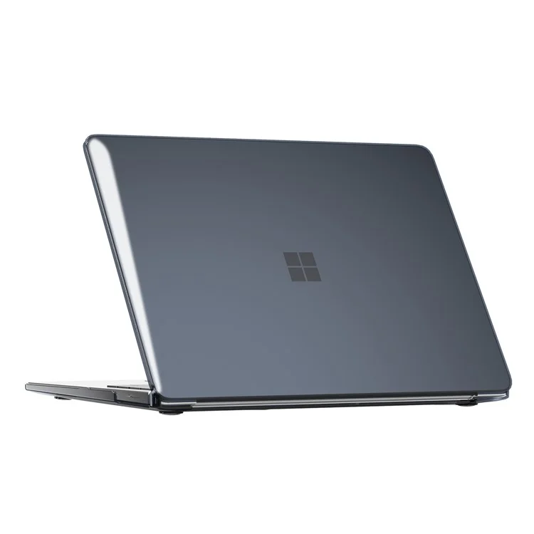 Étui cristal pour Microsoft Surface Laptop 7 13,8 pouces, housse de protection ultra-fine - Noir