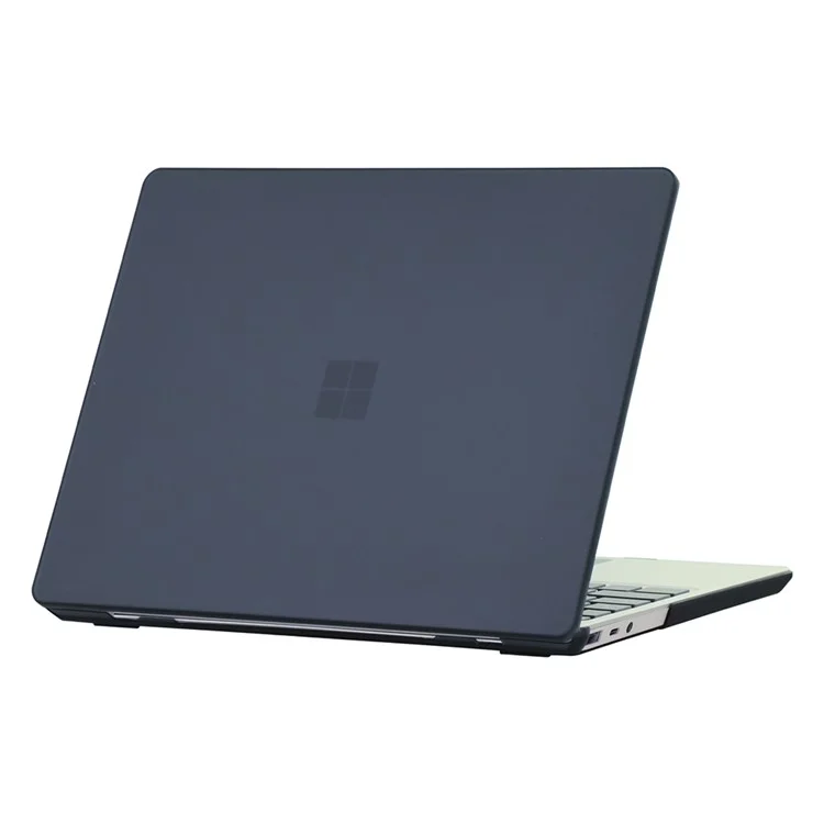 Funda mate para Microsoft Surface Laptop Go 3 / 2 / 1 de 12,4 pulgadas (1943 / 2013) Cubierta de portátil de PC dura - Negro