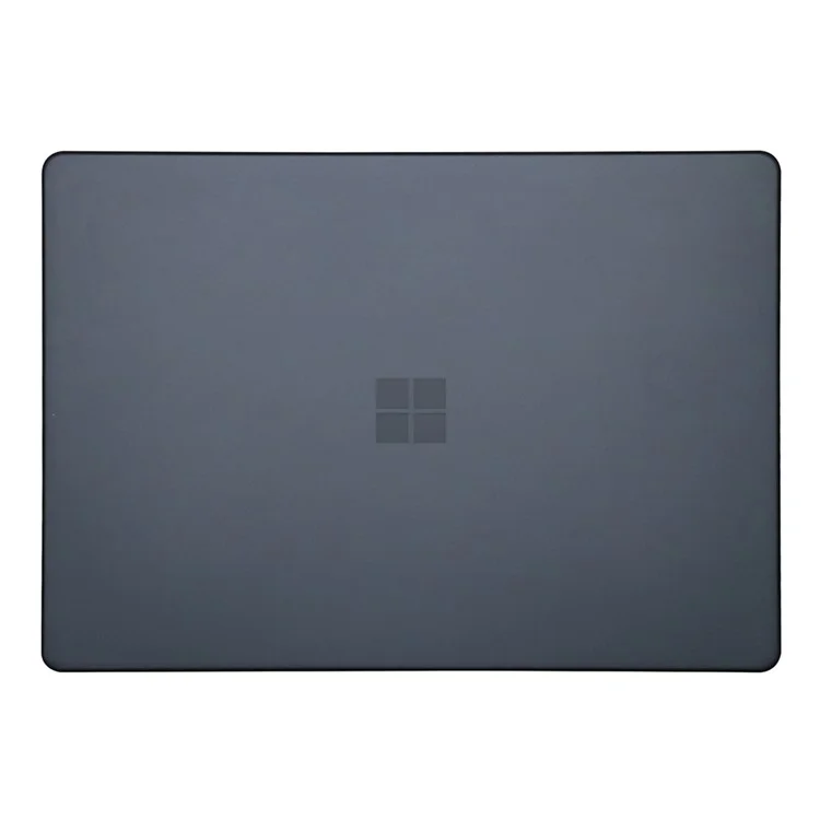 Funda mate para Microsoft Surface Laptop Go 3 / 2 / 1 de 12,4 pulgadas (1943 / 2013) Cubierta de portátil de PC dura - Negro