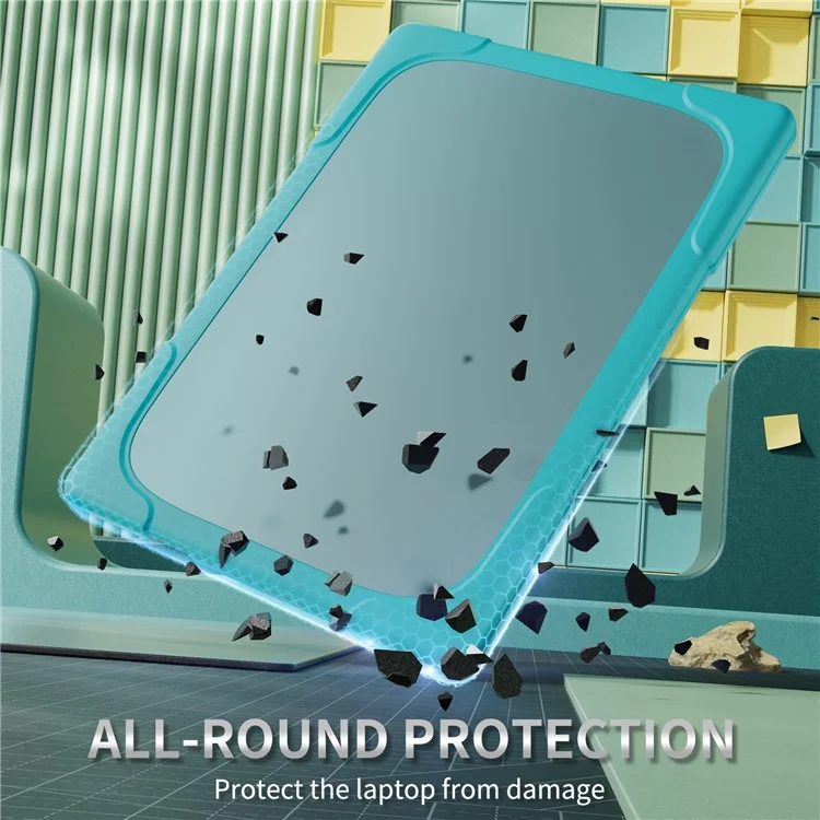 For Microsoft Surface Laptop 7 13.8-inch Laptop Case Stand Design Notebook TPU PC Cover - Baby Blue