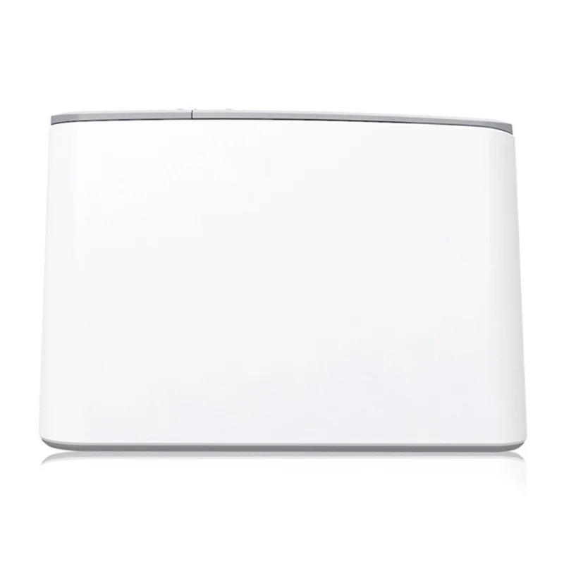 ZJ-8370 80mm Thermal Receipt Printer USB LAN Interface Restaurant Kitchen Printer with Auto Cutter - White + Grey / EU Plug