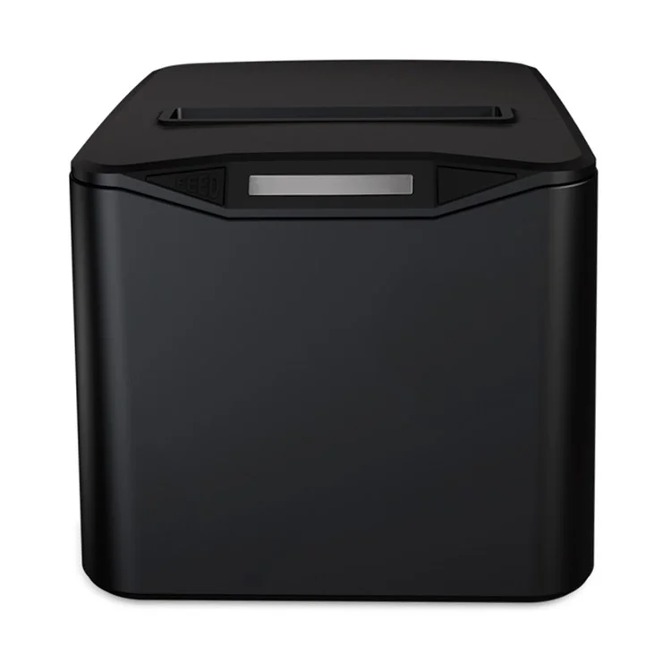 ZJ-8370 80mm Direct Thermal Receipt Printer USB LAN Bluetooth-compatible POS Printer with Auto Cutter - Black / US Plug