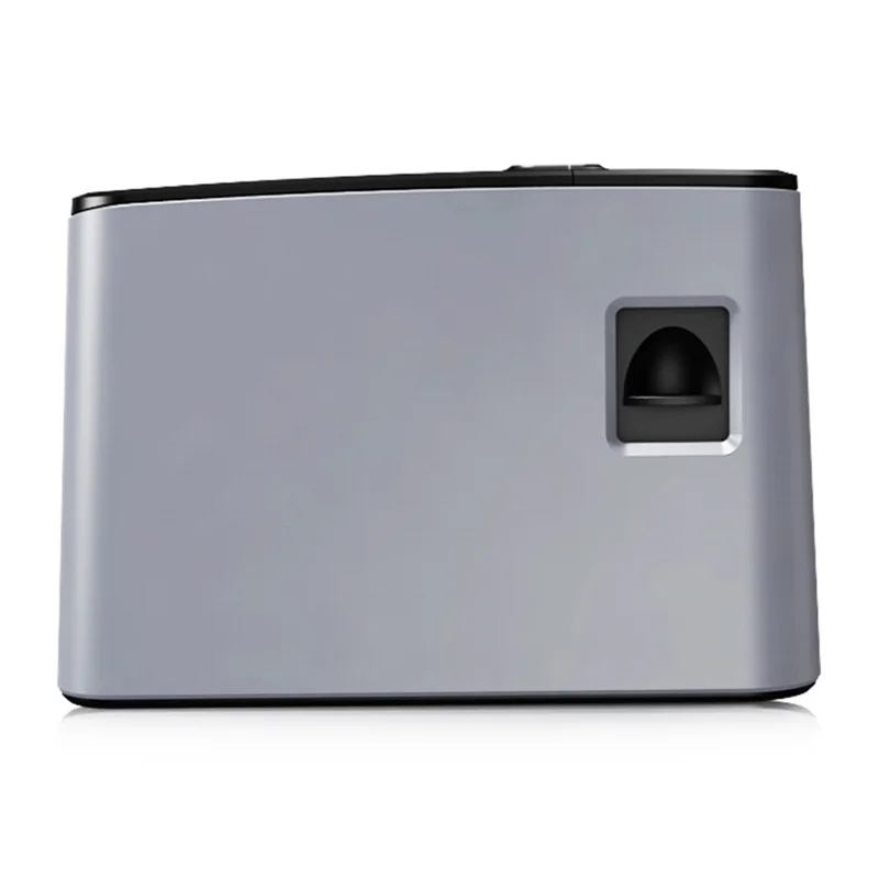 ZJ-8370 80mm Direct Thermal Receipt Printer USB LAN Bluetooth-compatible POS Printer with Auto Cutter - Grey + Black / US Plug