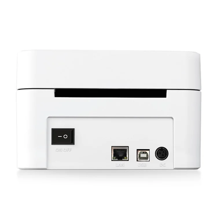 ZJ-9250 100mm Bluetooth-compatible USB Thermal Label Printer 4 x 6 inch Shipping Label Printer - White  /  US Plug
