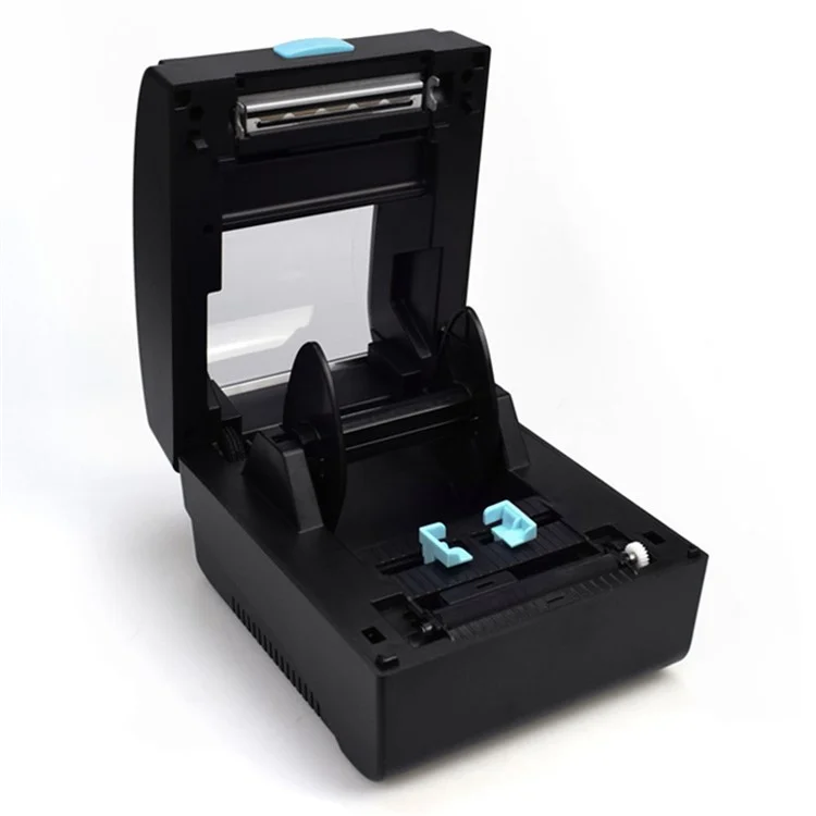 ZJ-8610 80-mm-Thermoetikettendrucker, USB-Bluetooth, drucklos für Einzelhandel und kleine Unternehmen - Schwarz / US-Stecker