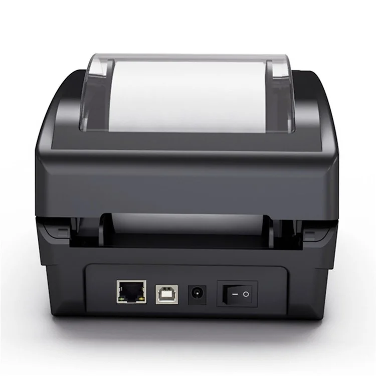 ZJ-8610 80-mm-Thermoetikettendrucker, USB-Bluetooth, drucklos für Einzelhandel und kleine Unternehmen - Schwarz / US-Stecker