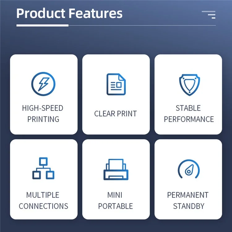 Портативный принтер ZJ-5810 58 мм с термопечатью, USB, Bluetooth