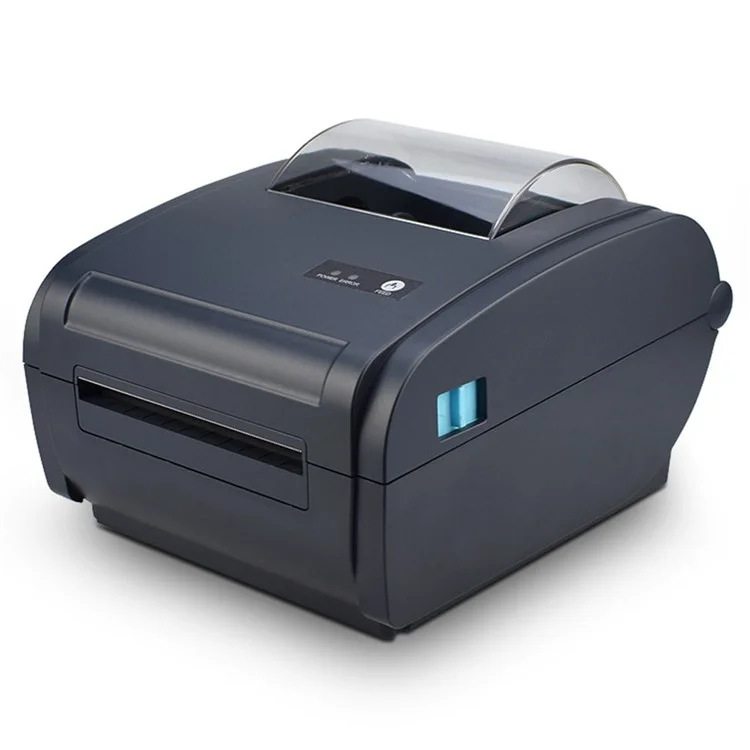 ZJ-9210 110mm Thermoetikettendrucker tragbarer Mini-Etikettendrucker USB + Bluetooth-Schnittstelle - Schwarz / US-Stecker