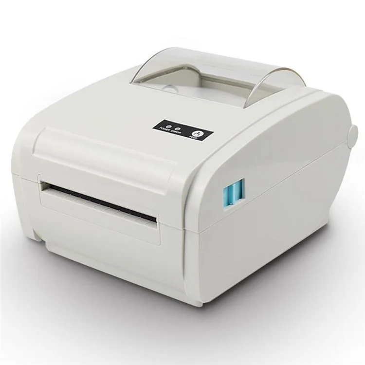 Impresora de etiquetas térmicas ZJ-9210 de 110 mm Etiquetas de envío Impresora USB para plataformas de comercio electrónico - Blanco / Enchufe estadounidense