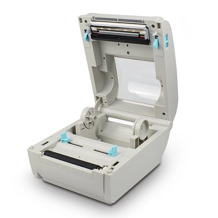 Impresora de etiquetas térmicas ZJ-9210 de 110 mm Etiquetas de envío Impresora USB para plataformas de comercio electrónico - Blanco / Enchufe estadounidense