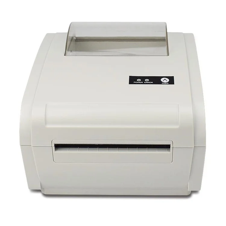 Impresora de etiquetas térmicas ZJ-9210 de 110 mm Etiquetas de envío Impresora USB para plataformas de comercio electrónico - Blanco / Enchufe estadounidense