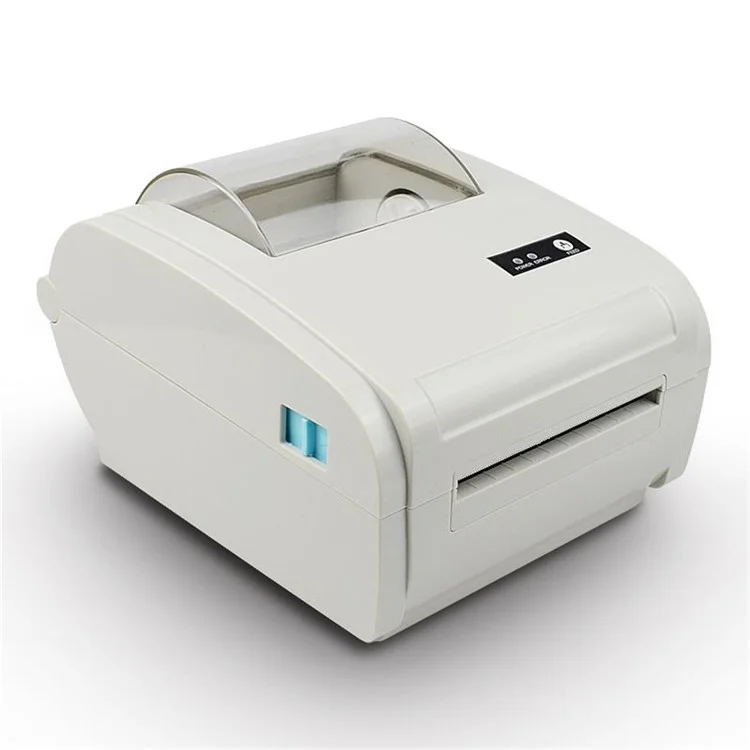 Impresora de etiquetas térmicas ZJ-9210 de 110 mm Etiquetas de envío Impresora USB para plataformas de comercio electrónico - Blanco / Enchufe estadounidense