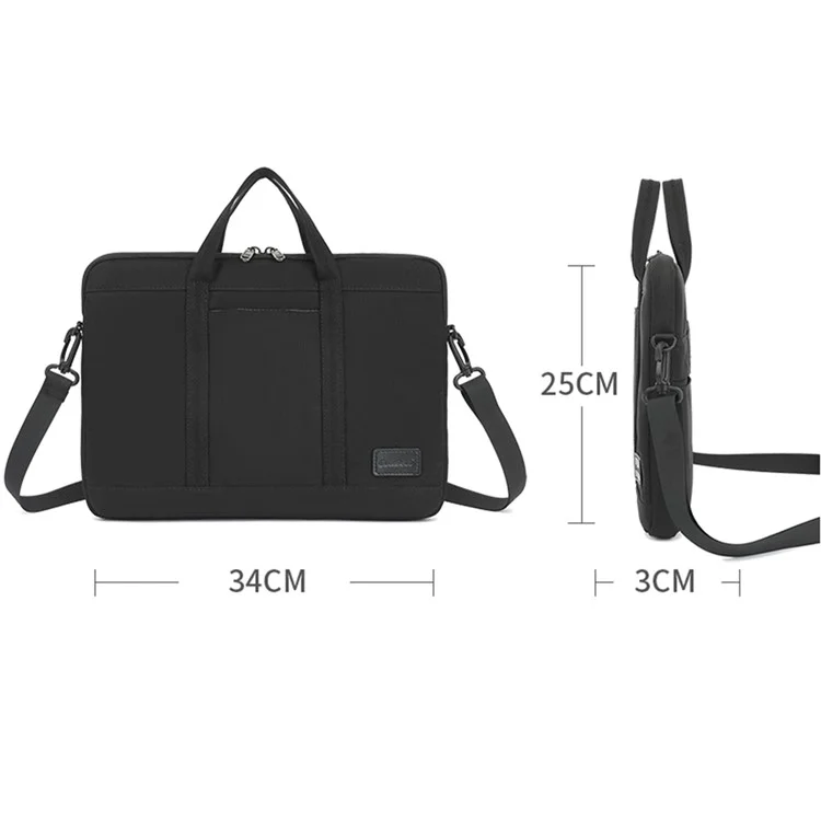 COOLBELL CB-2125 For 13.3 Inch Laptop Bag Briefcase  /  Shoulder Bag Slim Lightweight Business Waterproof Shockproof Notebook Bag - Purple