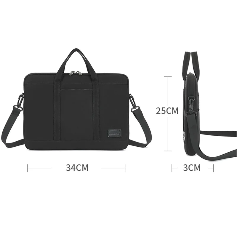 COOLBELL CB-2125 Borsa per laptop da 13,3 pollici / Borsa a tracolla slim e leggera per business, impermeabile e antiurto - Grigio