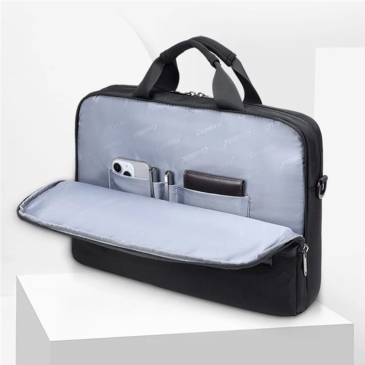 COOLBELL CB-2127 ударопрочный портфель для ноутбука с плечевым ремнем, сумка для ноутбука 15,6 дюйма - черная