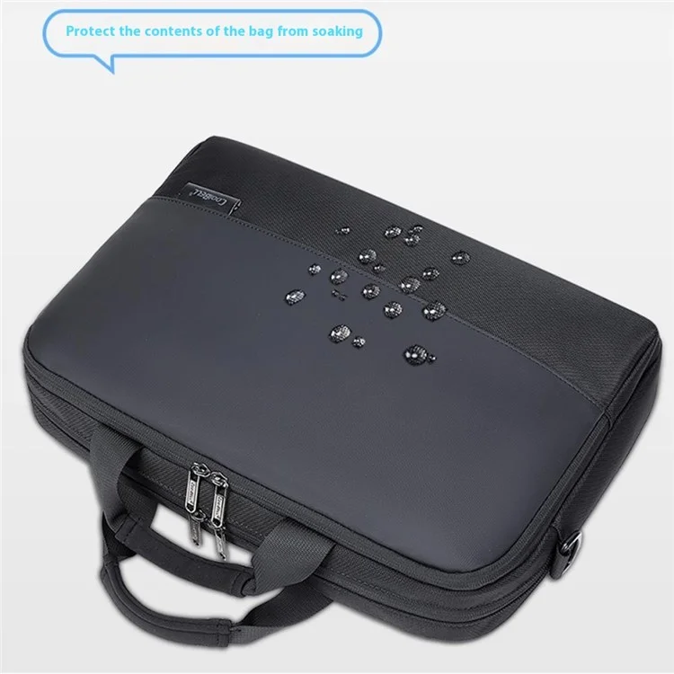 COOLBELL CB-2127 ударопрочный портфель для ноутбука с плечевым ремнем, сумка для ноутбука 15,6 дюйма - черная