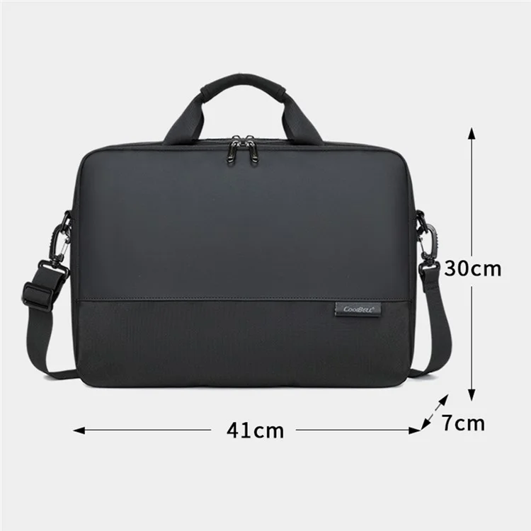 COOLBELL CB-2127 ударопрочный портфель для ноутбука с плечевым ремнем, сумка для ноутбука 15,6 дюйма - черная