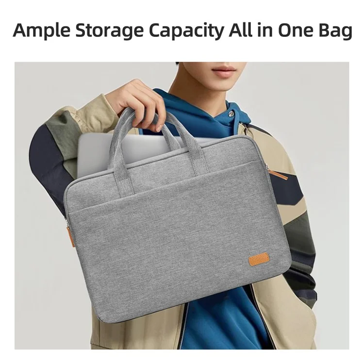 ROCK RST10887 Sacoche de transport pour ordinateurs portables jusqu'à 14,9 pouces, sac de rangement antichoc avec bandoulière