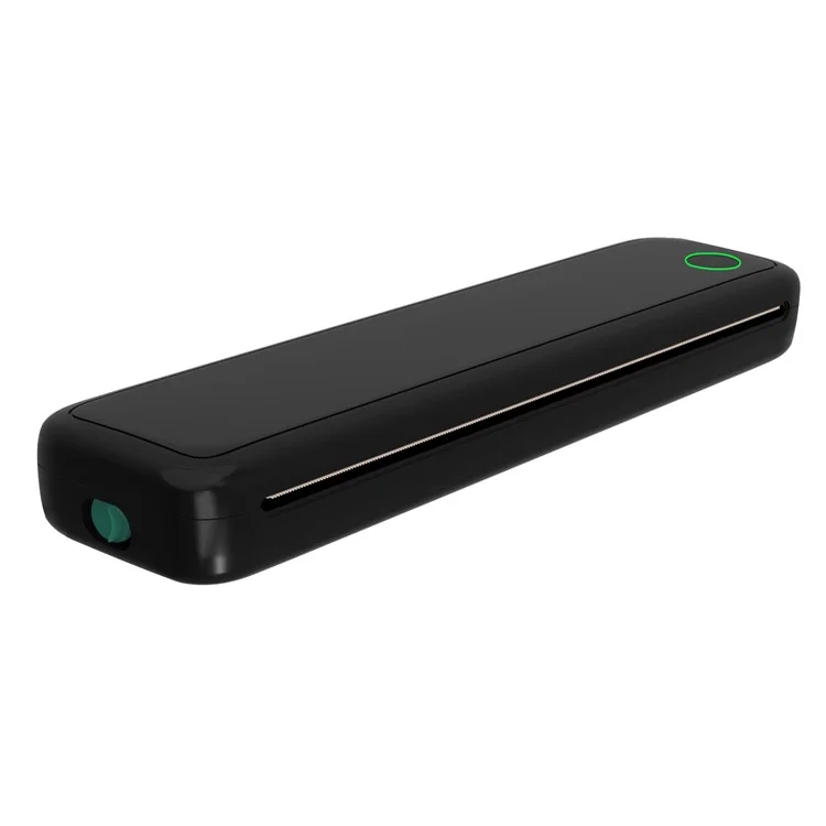 M15 Portable A4 Printer Pocket Size 203 DPI Inkless Bluetooth-Compatible Thermal Printing Machine - Black