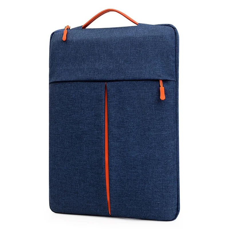 For 11-12 Inch Laptop Bag Vertical Water Resistant Nylon Protective Case With Zipper Pocket 31 x 21 x 3CM - Blue