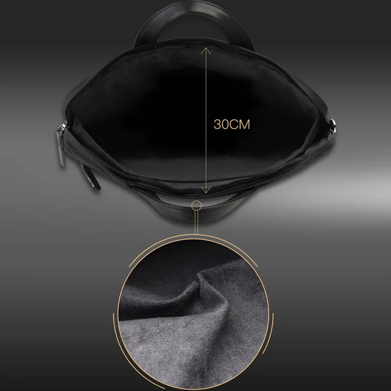 QIALINO For 15 Inch Universal Laptop Sleeve Bag Genuine Cow Leather Notebook Carrying Case