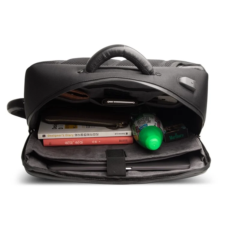 QIALINO Custodia per Laptop in Vera Pelle di Vacchetta per Notebook Universali da 15 Pollici con Funzione Antifurto