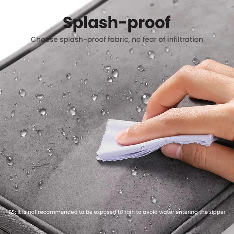 UGREEN 90435 Storage Bag for 11 Inch Laptop Shockproof PU Leather Portable Tablet Sleeve